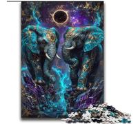 Puzzles Éléphants Mystérieux pour Adolescents 2000, Modèles à Assembler, Offrez-en Un Cadeau pour Toute la Famille, Adapté aux Enfants de 14 Ans et Plus (70x100cm)
