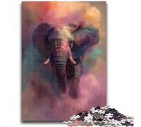 Puzzles éléphants pour Adultes et Adolescents, Jouets éducatifs et décompressants, Cadeaux du Père Noël Secret (50x75cm)