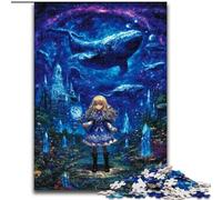 Puzzles Elfe Mystérieuse 1000 Pièces pour Adultes, Jeux Éducatifs, Décoration de Maison, Convient pour la Décoration de Bureau (50x75cm)