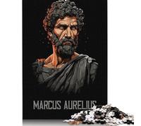 Puzzles Empereur Marc Aurèle pour Adultes Puzzle en Bois 1000 Pièces Puzzle Adulte Puzzles pour Adultes Ados 1000pcs (75x50cm)