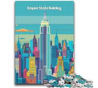 Puzzles Empire State Building 2000 pièces pour Adultes, Jeux éducatifs, Anti-Stress, Cadeaux du Père Noël Secret pour Les Enfants de 14 Ans et Plus (2000 pièces, 70x100cm)
