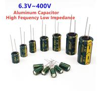 Puzzles en aluminium ESR haut et bas,10V,16V,25V,35V,50V,400V,100UF,220UF,330UF,470UF,680UF,1000UF,1500UF,2200UF,3300UF,20% UF - Type 10V1000UF 20PCS
