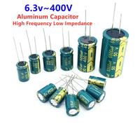 Puzzles en aluminium ESR haut et bas,10V,16V,25V,35V,50V,400V,100UF,220UF,330UF,470UF,680UF,1000UF,1500UF,2200UF,3300UF - Type 6.3V2200UF 10PCS #B
