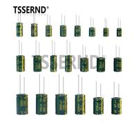 Puzzles en aluminium ESR haut et bas,10V,16V,25V,35V,50V,400V,450V,10UF,100UF,220UF,330UF,470UF,680UF,1000UF,2200UF,3300UF - Type 6.3V2200UF 10PCS #B