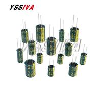 Puzzles en aluminium ESR haut et bas,10V,16V,25V,35V,50V,400V,450V,10UF,100UF,220UF,330UF,470UF,680UF,1000UF,2200UF,3300UF - Type 6.3V2200UF 10PCS #D