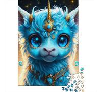 Puzzles en Bois 1000 pièces pour Adolescents et Adultes, Motif bébé Dragon Mignon, pour s'amuser en Famille et Passer Une soirée Jeux (1000 pièces, 38 x 26 cm)