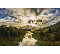 Puzzles en Bois 200 pièces pour Adultes - Coffret Cadeau avec Kits décoratifs, Puzzles Amusants, Collection de Jeux familiaux, Norvège, Îles Lofoten 35 x 25 cm