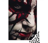 Puzzles en Bois 500 pièces Blood Red Shadow, Jeu éducatif pour Adultes (52 x 38 cm)
