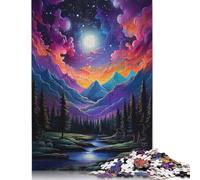 Puzzles en Bois 500 pièces « Les étoiles Les Plus Brillantes » pour Adultes, Jeu éducatif pour Enfants, Cadeau de Noël (500 pièces, 52 x 38 cm)