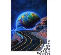 Puzzles en Bois 500 pièces pour Adultes, Paysage de rêve, idéal pour Les Amis et la Famille (500 pièces, 52 x 38 cm).