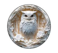 Puzzles en Bois Adulte 3D - 150 pièces Puzzle en Bois Dur, Conception de Hibou Artistique | Puzzle 3D Complexe pour Le défi du Cerveau des Adultes, de la Chouette pour Le Nouvel an Chinois, la