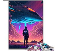 Puzzles en Bois Arrivée des navires, Taille 50x75cm, Jeu de réflexion interactif pour Toute la Famille, adapté aux 14 Ans et Plus