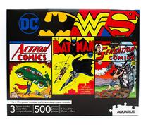 Puzzles En Bois DC Comics De 500 Pièces | Ensemble De 3