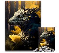 Puzzles en Bois de 1 000 pièces pour Adultes créatures fantastiques dans Les Bois Parfaits pour Les Adolescents Les collectionneurs Les décorations d'intérieur Les Voyages 1 000 pièces (75 x 50 cm)