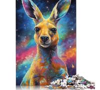 Puzzles en Bois de 500 pièces représentant des Cerfs psychédéliques colorés pour Adultes, Jeu de défi Difficile pour Adultes (500 pièces, 52 x 38 cm)