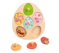 Puzzles en Bois De Formes,Jeu De Plateau en Bois pour Motricité Fine Et Association | Jouet Éducatif d'Éveil Précoce,pour Voyage en Voiture Garçons Filles École Déplacement Salle De adeau