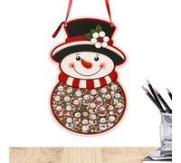 Puzzles en bois de Noël - Jouet créatif - Activité difficile | Puzzles en bois pour enfants pour l'intérieur et l'extérieur, fête, maison, anniversaire, vacances