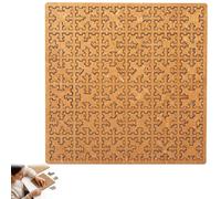 Puzzles en bois dur Difficult pour adultes, Challenging Reverse Thinking Challenging No Image Puzzle, Mind Bending Irregular Labyrinthe Tray Puzzles (B)