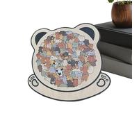 Puzzles en bois irréguliers en forme d'animal - Artisanat en bois de 135 pièces, conception de silhouette d'animaux, assemblage de coupe précis, développement de la pensée créative | Pour la maison