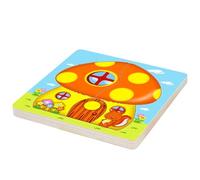 Puzzles en Bois, Jeu Éducatif Multi-Étages sur Les Animaux, Puzzles de Construction pour Maternelle, pour Garçons Filles Maison Salle De Classe Voyage École Maternelle Anniversaire Vacances