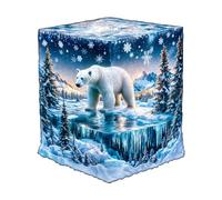 Puzzles en Bois, KAAYEE Ours Polaires Gelés-2 Bois Animaux, Wooden Puzzle Adulte, Puzzle Bois Forme Animaux, avec Boîte-Cadeau en Bois