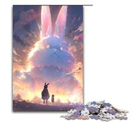 Puzzles en Bois pour Adultes 1 000 Magnifiques Puzzles du Zodiaque du Ciel étoilé Lapin Cadeaux de Noël 75 x 50 cm