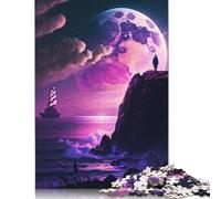 Puzzles en Bois pour Adultes, 1000 pièces, Vue sur Les Hautes falaises, 1000 pièces (75 x 50 cm)