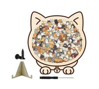 Puzzles En Bois Pour Adultes 135 Pièces De Éducatif De Silhouettes Chat