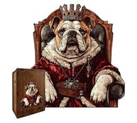 Puzzles en Bois pour Adultes - en Forme de Chien irrégulier, Ensemble de Puzzle décoratif en Relief 3D pour Hommes et Femmes, fête d'anniversaire, Voyage, Bureau, Salon