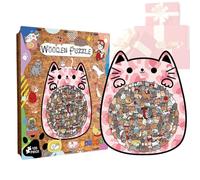 Puzzles en Bois pour Adultes,Jouet D'Interaction Parent-Enfant Et D'Éducation Précoce,Casse-Têtes en Bois d'animaux - Idéal pour Les Hommes Les Les Fils Les Filles Et Les Adolescents