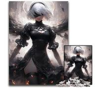 Puzzles en Bois pour Adultes Nier Automata Anime Art 1000 pièces (38 x 26 cm)