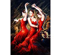 Puzzles en Bois pour Adultes - Trois Femmes Qui Dansent Puzzles, Puzzles en Bois, Puzzles Uniques pour Adultes et Enfants, Meilleurs Cadeaux pour Le Jeu familial-70x100cm