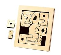 Puzzles en bois pour D'Apprentissage Logique Animaux Et Chiffres