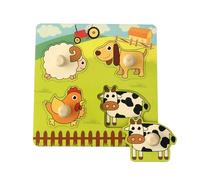 Puzzles en Bois pour Enfants Puzzle à Encastrement en Bois Jeux Bébé Jouet Montessori pour Garçons Filles Cube Animaux Marins pour Les Enfants de 1 2 3 Ans, Cadeaux Noel Anniversaire (Style 5)