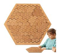 Puzzles en Bois pour - Planche de Puzzle avec Ensemble de pièces de Motifs créatifs, Jouet éducatif pour Casse-tête | Activité de Puzzle d'apprentissage de la motricité Fine, Jeu de