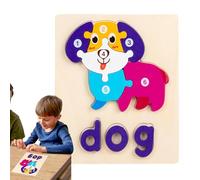 Puzzles en bois pour,Puzzles en bois pour tout-petits | Jeu d'intelligence de puzzle,Ensemble de Puzzle éducatif préscolaire pour, apprentissage des mots, jouets pour de 3 ans et plus