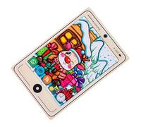 Puzzles en bois pour,Puzzles pour tout-petits, Jeu de table puzzle 2D, Conception de forme de téléphone portable de dessin animé, jouets éducatifs d'éducation précoce pour garçons et filles de 3 à 8