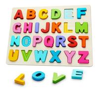 Puzzles en bois pour tout-petits puzzles de l'alphabet ABC, jouets d'apprentissage, activités d'apprentissage préscolaire, puzzle éducatif préscolaire pour tout-petits pour