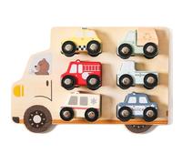 Puzzles en Bois, Puzzle de Forme, trieur de Forme Voitures en Bois, Puzzles éducatifs pour Les Enfants pour garçons