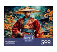Puzzles en Bois représentant Un Homme vietnamien, 500 pièces, pour Adultes, Jouets de Divertissement Familial, 500 pièces (52 x 38 cm)