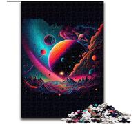Puzzles en Bois « Voir l'univers Infini » Taille : 50 x 75 cm. Un Casse-tête Stimulant, Une activité familiale, Une décoration intérieure, Un Cadeau de Noël.