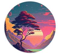Puzzles en Carton de 1 000 pièces, scènes rétro vibrantes, pour Adultes, Parfaits pour Les Adolescents et Les collectionneurs, décoration idéale pour la Maison et Cadeau de Voyage 67,5 x 67,5 cm