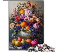 Puzzles en céramique pour Adultes, Natures mortes, 1 000 pièces, pour Un Moment de détente inoubliable Chaque pièce est Unique - Jeu Familial Stimulant et Amusant (Taille 26x38cm)