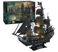 Puzzles en métal, modèle 3D, cadeaux avec des bateaux de pirates, L520h