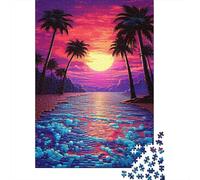 Puzzles en Papier 1000 pièces, paysages de Belles plages, pour Adultes et Adolescents à partir de 12 Ans, Cadeaux de Noël, 1000 pièces (38 x 26 cm)