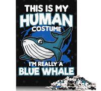 Puzzles en Papier de 1000 pièces « Ceci est Mon Costume Humain » pour Adultes, Casse-têtes pour Enfants, 38 x 26 cm, 1000 pièces