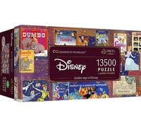Puzzles encastrables - TREFL - L'âge d'or de Disney UFT - 13 500 pièces (9×1500) - Technologie UFT - Poster 198,5×137,6 cm