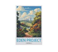 Puzzles Enfants Adultes 1000 Pièces，Eden Project, Cornouailles，Artisanat Cadeau Famille Puzzle Classique 3D Puzzle Jouet en Papier Cadeau Unique Décoration Intérieure（38x26cm）-L33