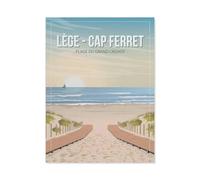 Puzzles Enfants Adultes 1000 Pièces，Lège-Cap-Ferret France，Artisanat Cadeau Famille Puzzle Classique 3D Puzzle Jouet en Papier Cadeau Unique Décoration Intérieure（38x26cm）-BM28