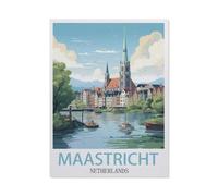 Puzzles Enfants Adultes 1000 Pièces，Maastricht, Pays-Bas，Artisanat Cadeau Famille Puzzle Classique 3D Puzzle Jouet en Papier Cadeau Unique Décoration Intérieure（50x70cm）-DK28